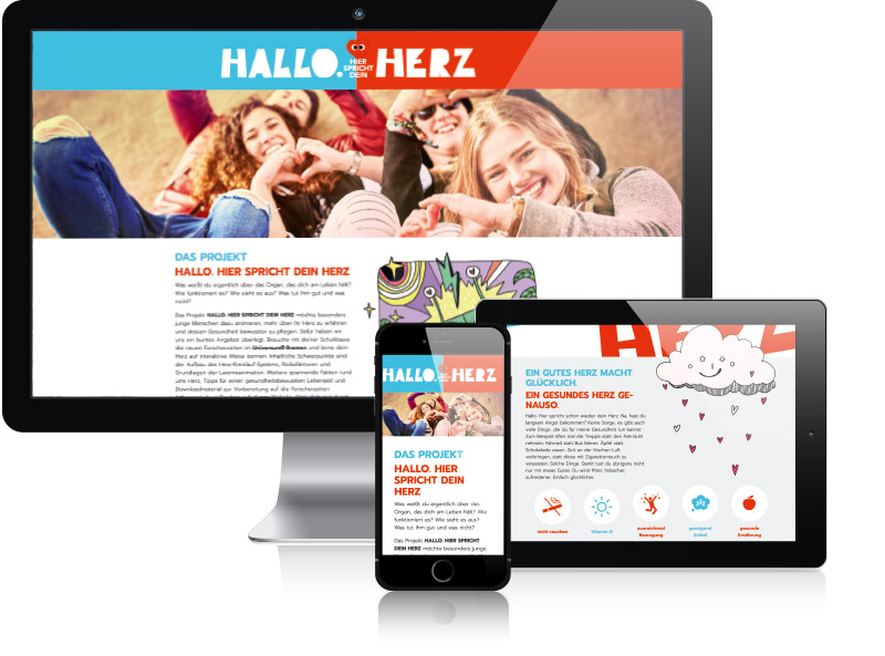 Website Hallo Herz