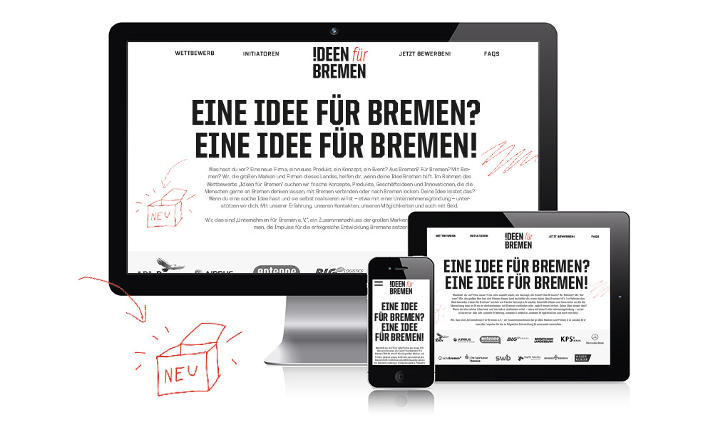 Preisverleihung des Bremer Ideenwettbewerbs Website